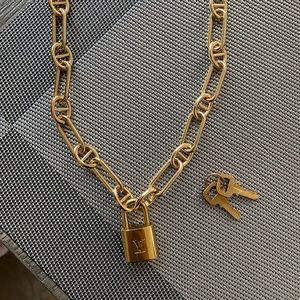 Lock & key necklace